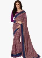 Vishal Purple Printed Saree