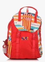 Wiki by Wildcraft Whirl Red Backpack