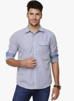 Yepme Blue Regular Fit Casual Shirt