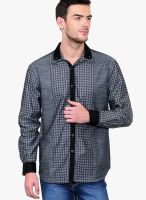 Yepme Grey Checks Casual Shirt