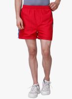Yepme Solid Red Shorts