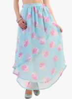 Belle Fille Blue Flared Skirt