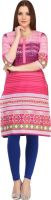 Enakshi Casual Printed Women's Kurti(Pink)