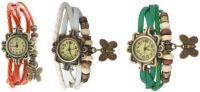 H.P.D Butterfly Combo Bracelet Look Analog Watch - For Girls, Women