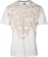 Huetrap Graphic Print Men's V-neck White T-Shirt