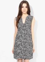 MANGO-Outlet Off White Printed Dress