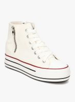 My Foot White Casual Sneakers