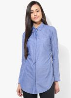 Only Light Blue Solid Shirt