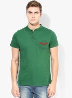 Phosphorus Green Henley T-Shirt