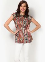 Pluss Printed Casual Polyester Shirt