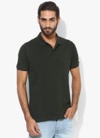 Proline Green Solid Polo T-Shirt