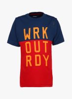 Reebok Wo Gaphic T Blue T-Shirt