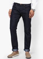 Rookies Washed Blue Slim Fit Jeans