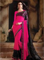 Shonaya Fuchsia Embellished Saree