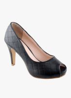 Shuz Touch Black Peep Toes