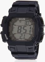 Sonata 77025Pp03J Black/Blue Digital Watch