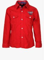 Spark Red Casual Shirt