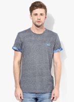 Superdry Grey Printed Round Neck T-Shirt