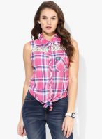 Superdry Pink Checked Shirt