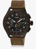 Timex T2p276-Sor Brown/Black Chronograph Watch