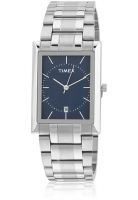 Timex Ti000M90200 Silver/Blue Analog Watch