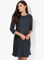 Tom Tailor Blue Colored Printed Shift Dress