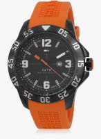 Tommy Hilfiger Th1790985j Orange/Black Analog Watch