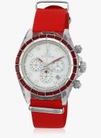 Toy Watch W Tw9005wh Red/White Chronograph Watch