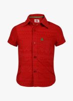 UFO Red Casual Shirt