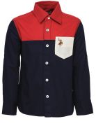 U.S. Polo Assn. Navy Blue Casual Shirt