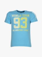 United Colors of Benetton Aqua Blue T-Shirt