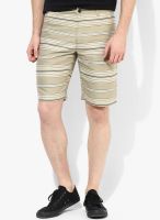 United Colors of Benetton Beige Regular Fit Shorts