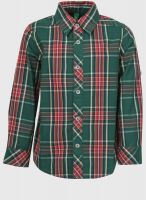 United Colors of Benetton Green Casual Shirt