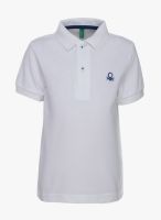 United Colors of Benetton White Polo Shirt