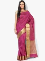 Urban Vastra Purple Embellished Saree