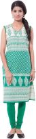 Viba London Casual, Festive, Formal Printed Women's Kurti(Green)