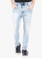 Vintage Light Blue Low Rise Slim Fit Jeans