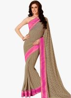 Vishal Beige Printed Saree