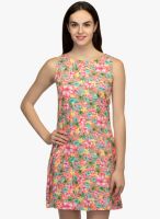Wisstler Multicoloured Printed Skater Dress