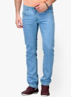 Yepme Solid Light Blue Slim Fit Jeans