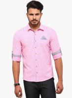 Yepme Solid Pink Casual Shirt