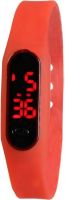 iDigi Ultra Slim Red Super Stylish Digital Watch - For Men, Boys, Girls