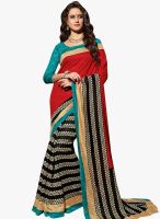 Apple Creation BLACK PRINTED SAREE