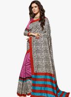 Apple Creation MULTICOLOURED PRINTED SAREE