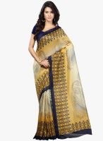 Apple Creation YELLOW PRINTED SAREE