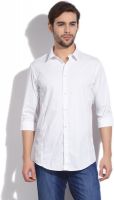 Arrow New York Men's Solid Casual White Shirt