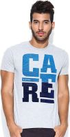 Being Human Clothing Printed Men's Round Neck Grey T-Shirt