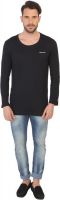Being Human Clothing Solid Men's Round Neck Black T-Shirt