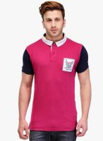 Canary London Red Solid Polo T-Shirts