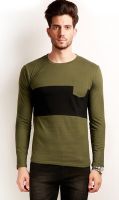 Change360 Solid Men's Round Neck Multicolor T-Shirt